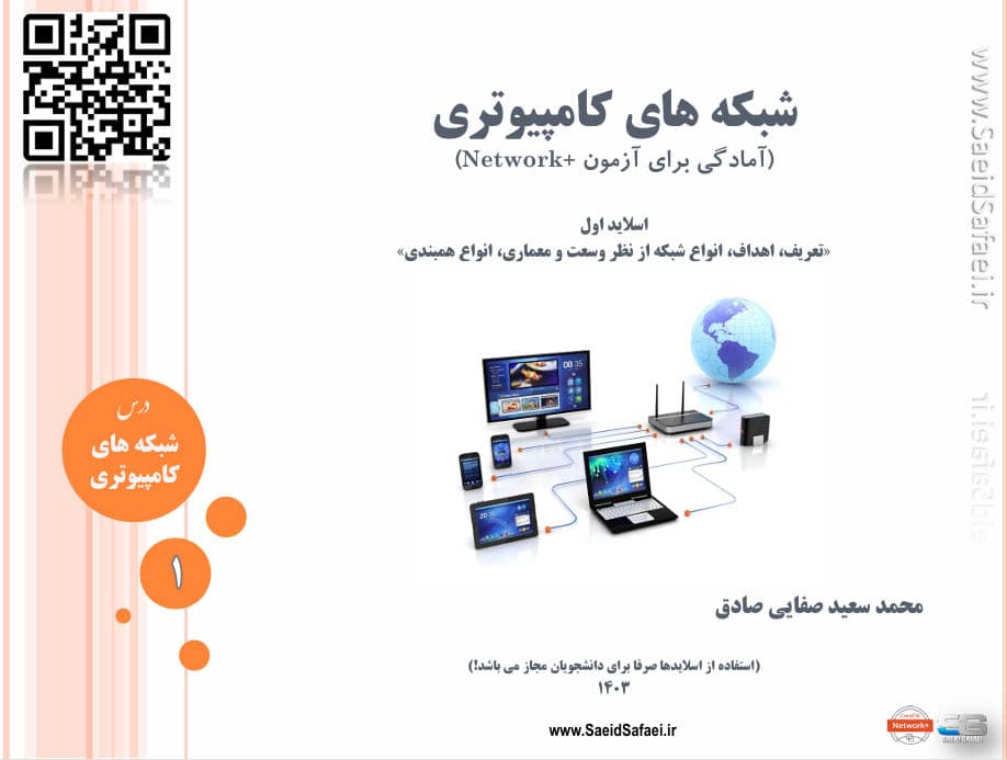 مقدمه و معماری شبکه - سعید صفایی